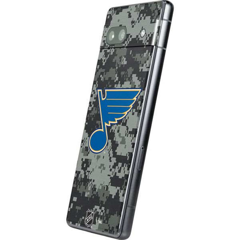 NHL St. Louis Blues Camo Google Pixel 7a Skin
